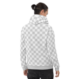 Rogue Labs Monogram Squared Grey Unisex Hoodie