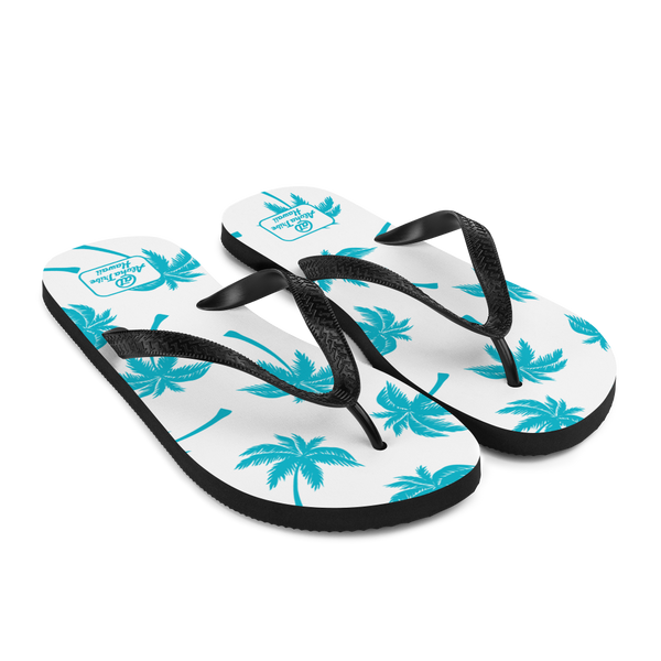 Aloha Tribe Palm Tree Monogram Flip Flops Alter Ego Hawaii