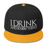 I Drink and I Know Things Wool Blend Snapback-C