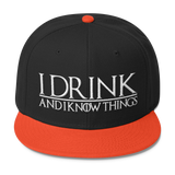 I Drink and I Know Things Wool Blend Snapback-C