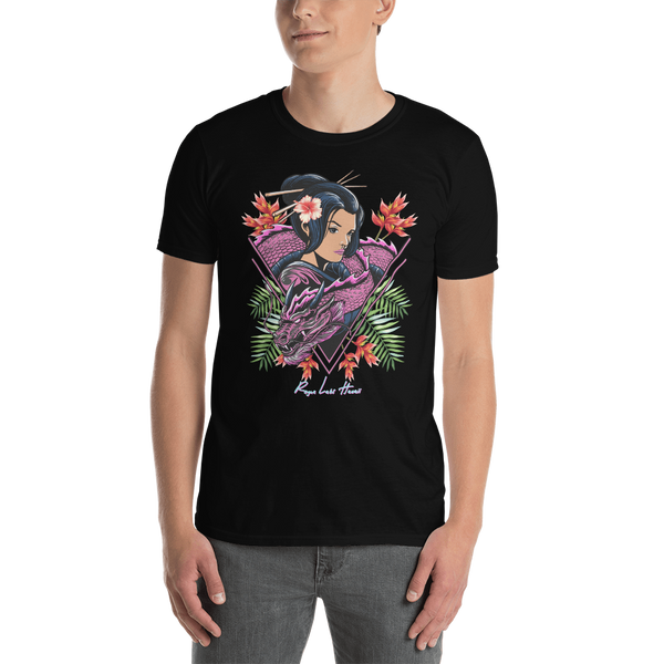Rogue Labs Geisha Dragon Mens T-Shirt