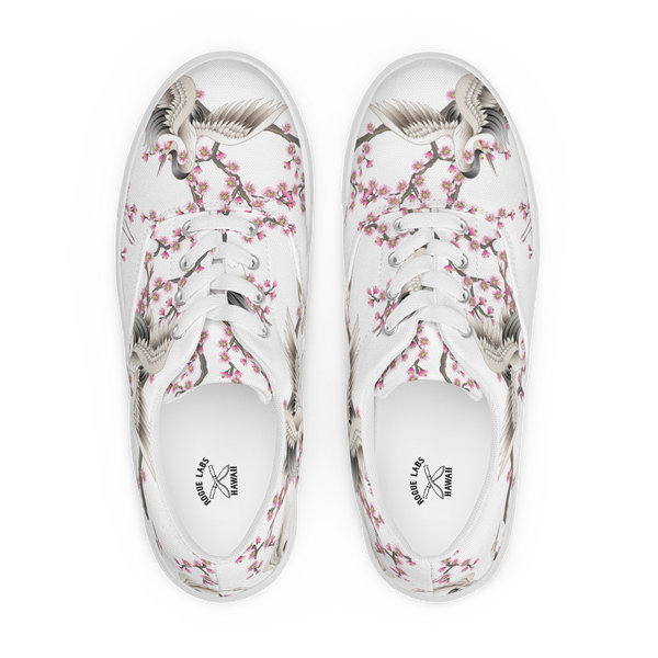 Rogue Labs The Crane Womens White Canvas Shoes