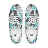 Rhythm Arts Teal Camo Womens Canvas Shoes