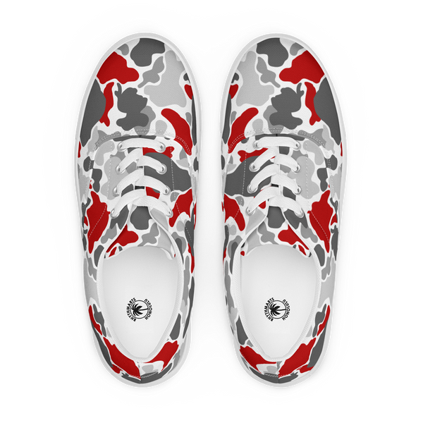 Rhythm Arts Red Camo Womens Canvas Shoes