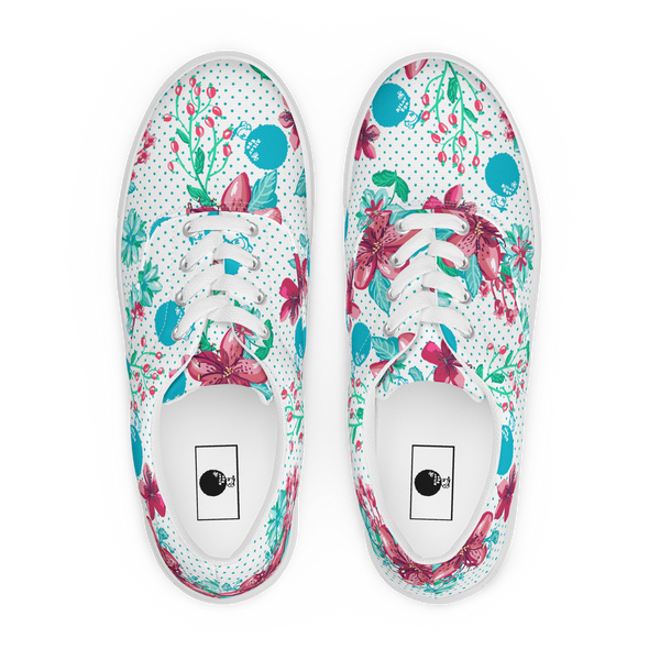 Alter Ego Floral Dots Womens Canvas Shoes