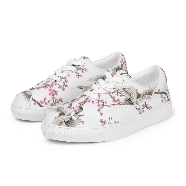 Rogue Labs The Crane Womens White Canvas Shoes