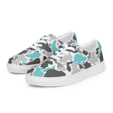 Rhythm Arts Teal Camo Womens Canvas Shoes