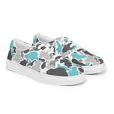 Rhythm Arts Teal Camo Womens Canvas Shoes
