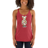 Rhythm Arts Bear Brick Pineapple Women's Racerback Tank