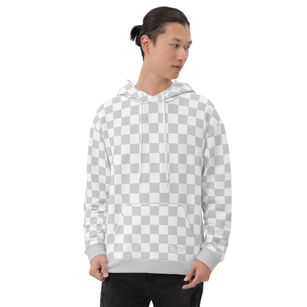 Rogue Labs Monogram Squared Grey Unisex Hoodie