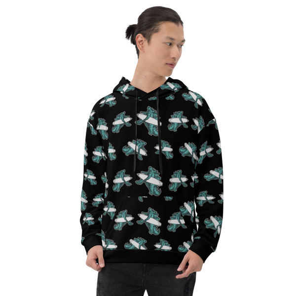 Rogue Labs SurfZilla Black Unisex Hoodie