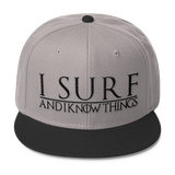 I Surf and I know Things #GOT Wool Blend Snapback
