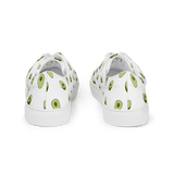 Aloha Tribe Avacado Mens White Canvas Shoes