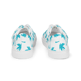 Aloha Tribe Mens Palmtree White Canvas Shoes