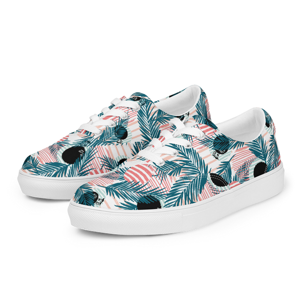 Alter Ego Tropical Palms Mens Canvas Shoes