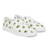 Aloha Tribe Avacado Mens White Canvas Shoes