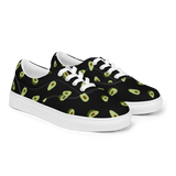 Aloha Tribe Avacado Mens Black Canvas Shoes