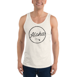 Aloha Tribe Script Logo Unisex Tank Top