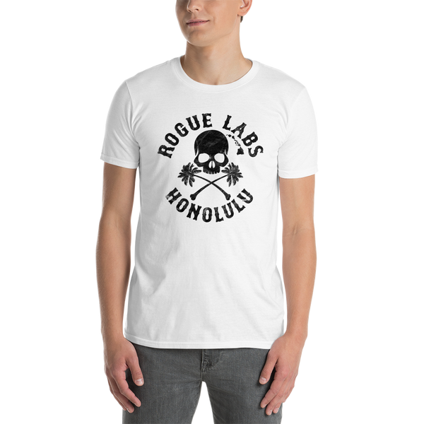 Rogue Labs Skull Palm Logo Mens T-Shirt