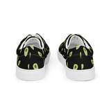 Aloha Tribe Avacado Womens Black Canvas Shoes