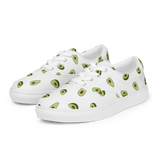 Aloha Tribe Avacado Womens White Canvas Shoes