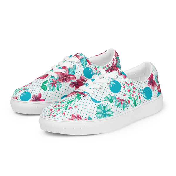 Alter Ego Floral Dots Womens Canvas Shoes