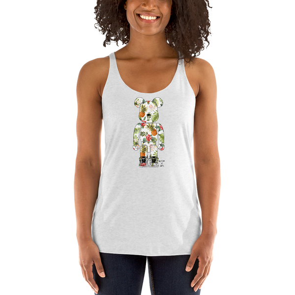 Rhythm Arts Bear Brick Pineapple Women's Racerback Tank